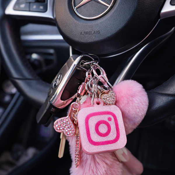 Instagram Logo Keychain